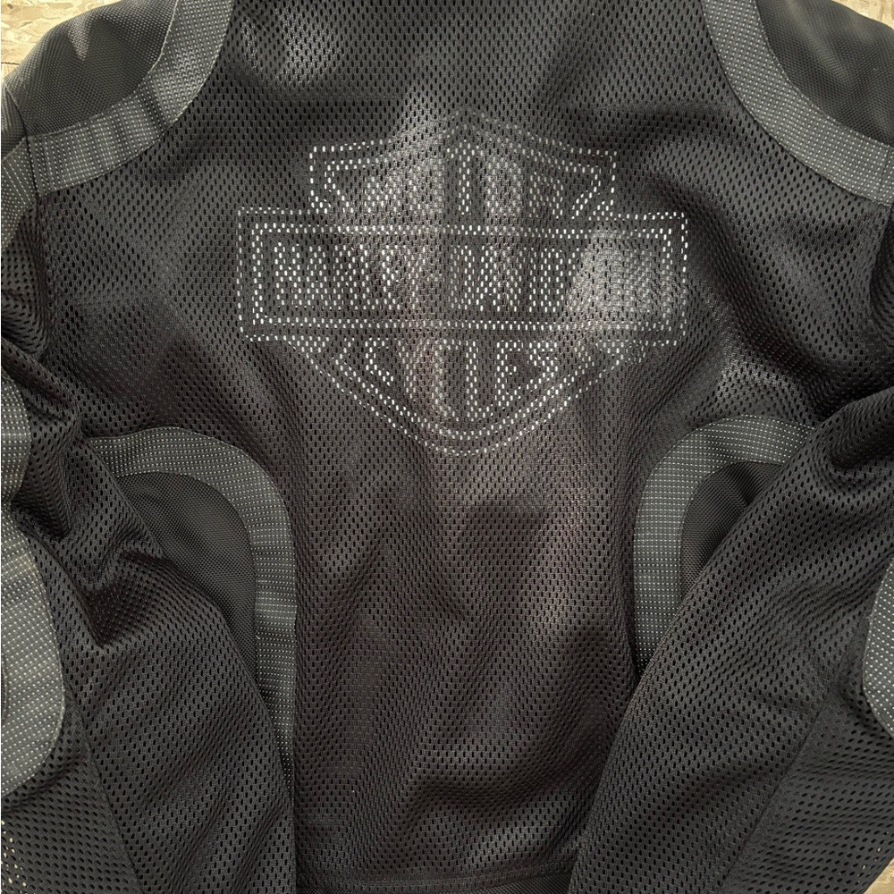 Harley-Davidson Black Mesh Jacket with Logo